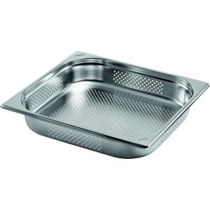 SARO TOP LINE Gastronormbehälter Edelstahl perforiert 2/3 GN 40 - 200 mm tief