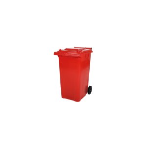 SARO 2 Rad Müllgroßbehälter 80 Liter  -rot- Modell MGB80RO