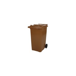 SARO 2 Rad Müllgroßbehälter 80 Liter  -braun- Modell MGB80BR