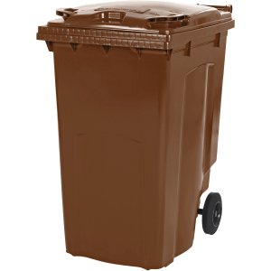 SARO 2 Rad Müllgroßbehälter 240 Liter  -braun- Modell MGB240BR