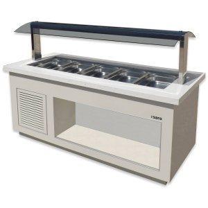 SARO Salatbar für 3x 1/3 GN, Modell PREMIUM LINE SB-K130 weiß