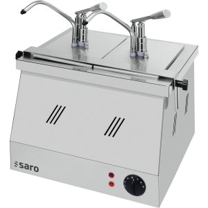 SARO Bainmarie 2X1/4 GN 200 mit Dispenser BM-0214