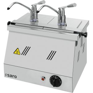SARO Bainmarie 2X1/6 GN 200 mit Dispenser BM-0216