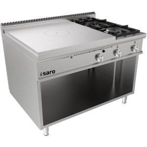 SARO Glühplattenherd offener Unterbau +2 Brenner Modell LQ / TPG6BA