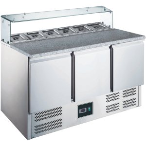 SARO Pizzatisch mit Glasaufsatz, Modell EPS 903 G