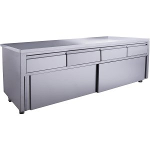 SARO Schiebetürenschrank mit 4 Schubladen, 1800X700mm
