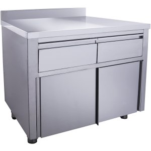 SARO Schiebetürenschrank mit 2 Schubladen und Aufkantung, 1000X700mm