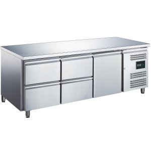 ZORRO Kühltisch ZGN 3140 TN  | 1 Tür / 4 Schubladen | 1795x700mm | 1/1 GN